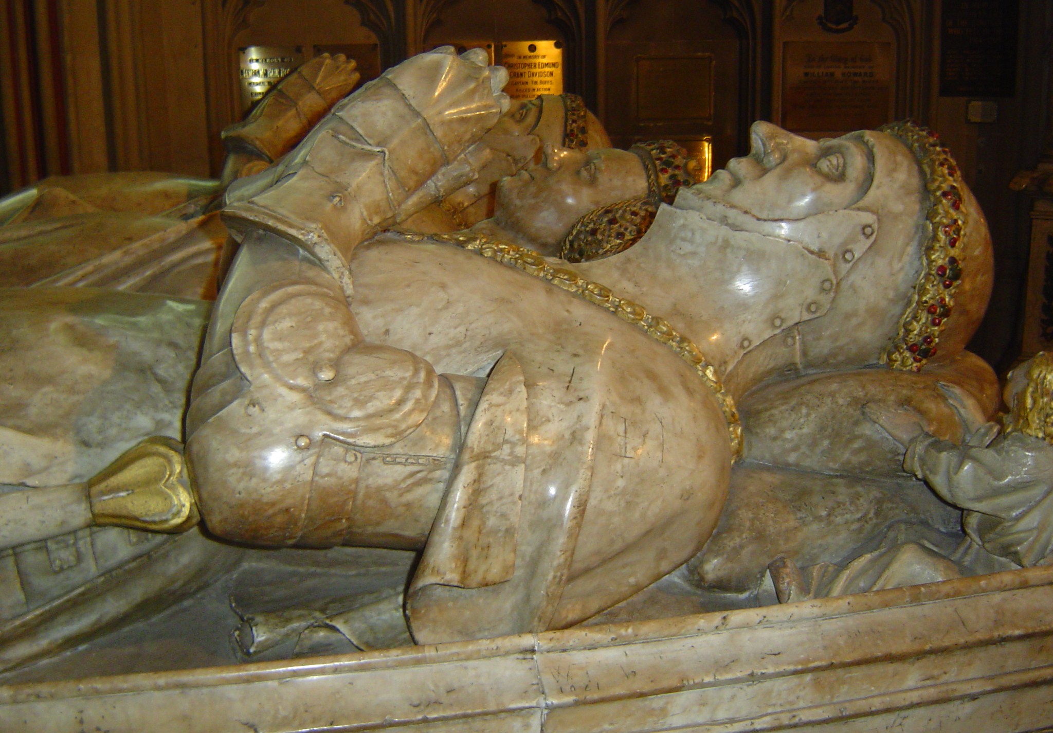 ca. 1439 - 'Lady Margaret Holland ( 1439) met John Beaufort, Earl of Somerset ( 1410)', Canterbury Cathedral 01 (1)